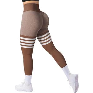 A AGROSTE Seamless Workout Leggings for Women Scrunch Butt Lifting Leggings Booty High Waisted Yoga Pants (1-brown), XL  A AGROSTE Seamless Workout Leggings for Women Scrunch Butt Lifting Leggings Booty High Waisted Yoga Pants (1-brown), XL