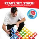 Giant Tower Stack - The Jumbo Block Balancing Game by Relatable, 9 inches x 12 inches x 0.1 inches