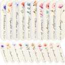Teenyyou 60 Pcs Mini Nail Files Inspirational Gifts for Women Motivational Floral Double Sided Emery Boards Manicure Tools Employee Appreciation Encouragement Valentines Holiday Gifts(Bible)