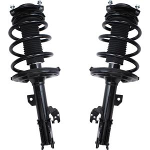 Detroit Axle - 2 Front Struts for 2007-2011 Toyota Camry Avalon Solara 2007-2009 Lexus ES350 Complete Strut w/Coil Spring Assembly 2008 2009 2010 Replacement Quick Install Ready Struts Shocks