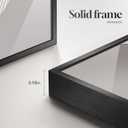 3 x Framed Modern Abstract Wall Art, 3 Piece Minimalist Bright Style Prints Paintings Artwork for Walls, Silver Gray Contemporary Luxury Pictures for Living Room Bedroom Dining Room Wall Decor 16x24 In