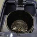 West Bend Timeless 12-Cup Programmable Coffee Maker with Brew Strength Selector for Hot and Iced Coffee, Includes 1-4 Cup Brew Option and Permanent Filter (Blue/Gold)