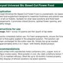 Chrysal Bio-Based Flower Food  Universal Flower Preservative for Fresh Cut Flowers  Eco-Friendly 10 oz Jar with Scoop  Extends Vase Life by Up to 60% (EXP 05/05/27)