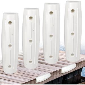 Dock Fender Bumpers, Boat Dock Bumpers Straight-Edge Marine Fenders Side Guard, Soft UV-Resistant Marine 17-Inch, Horizontal Protection,Inflatable