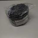 REDOFFTravel Pillow for Neck Support, Memory Foam Neck Pillow for Airplane, Car, Office - Adjustable Strap with Magic Tape, Breathable & Portable with Storage BagIt's Good to give Gifts.Black