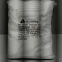 White No Hook Waffle Weave Shower Curtain with snap-in Liner Replacement, 230GSM Waterproof Fabric Hotel Shower Curtain Set for Bathroom, Through Mesh Top Window, 71Wx74H