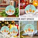 2 x Thank You Christmas Ornament 2025 - Thank You Gifts for Women Men Neighbor, Retirement, Farewell, Appreciation Gifts for Teacher, Nurse, Coworker, Boss, Manager, Ceramic Ornaments Hanging Decor