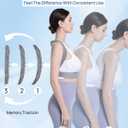 OFIR Upper Back Brace Posture Corrector for Women & Men, Adjustable & Breathable Back Straightener Posture Corrector for Men, Gradually Help Improve Poor Posture Gray, Medium