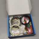 WATINC 10Pcs Embroidery Kit for Kids Stamped Cross Stitch, DIY Key Chain with Puppy Patterns Needlepoint Starter Kits, Craft Supplies for Beginners Children Adults Schoolbag Charms Ornaments (Multicolor)