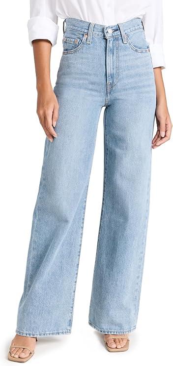 Levi's Women's Ribcage Wide Leg Jeans, Size 28