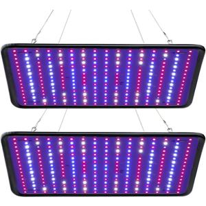 Grow Light for Indoor Plants - SERWING 200W LED Grow Light Full Spectrum, Plant Growing Lamp for Indoor Cultivation, Greenhouse, Grow Tent, Hydroponics (Full Spectrum)