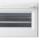 Novaspark Air Fryer Toaster Oven Combo, Retro Convection Oven Countertop,19QT Small Toaster Oven, 4-slices or 9" Pizza,Bake,Toast,Broil, Air Fry, Rapid Heating Mini Conventional Oven, Non-Stick, White