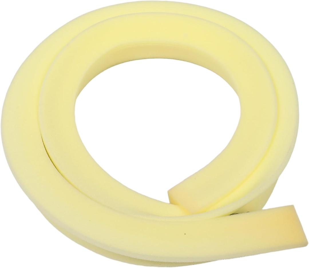 Ciieeo 2M Shaped Gap Filler High Density Sponge Bed Edge Pillow for Prevents Items from Falling Between Bed and Furniture for Sofa and Chair Cracks