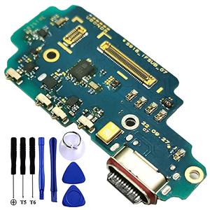 Galaxy S23 Ultra USB Charging Port Flex Cable Replacement SM-S918U Type C Charger Dock Board Flex Cable Connector for Samsung S23 Ultra S918U1 Port Repair Part with Tools (SM-S918U)