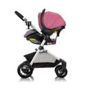 Evenflo Pivot Modular Travel System with LiteMax Preemie and Infant Car Seat (Dusty Rose Pink), Manufacture Date 10/28/2025