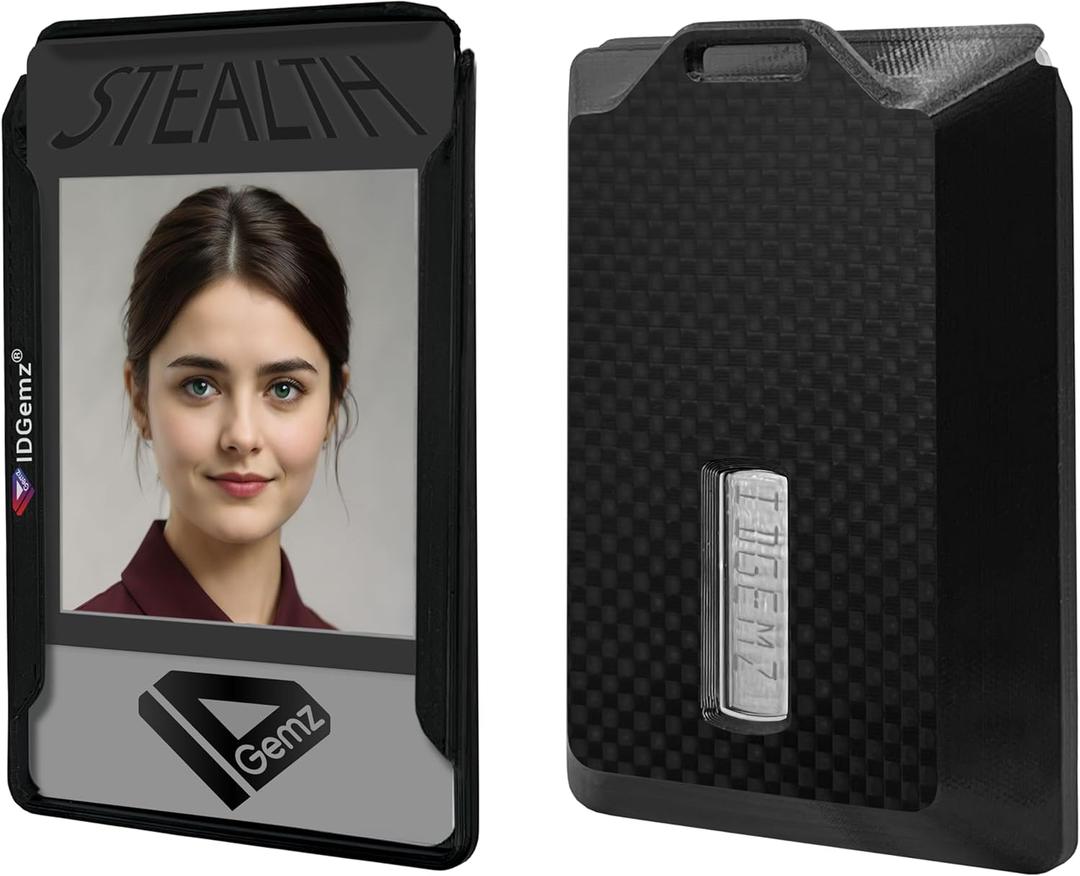 Badge Holder for RSA SecurID Tokens - Stealth Black - Holds up to 4 Badges (Holds 1 Token)