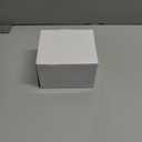 Tealight Candle Holder Set of 2, Red Glass Tealight Holder for Xmas Ornament, Snow Candle Holder Stand for Christmas Table Centerpieces Decoration, Red