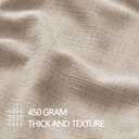 MIULEE Pack of 2 Thick Textured Couch Throw Pillow Covers, Oatmeal Linen Decorative Pillow Covers 22x22, Neutral Cushion Cases for Sofa Bed Living Room Modern Farmhouse Home Decor, No Filling