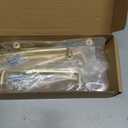 Ravinte 10 Pack 5 Inch Brushed Brass Kitchen Cabinet Handles Solid Zinc Alloy Cabinet Pulls Cupboard Hardware Drawer Handles