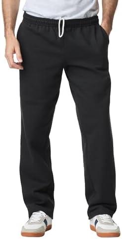 Gildan Adult Fleece Open Bottom Sweatpants with Pockets, Style G18300 , size XL