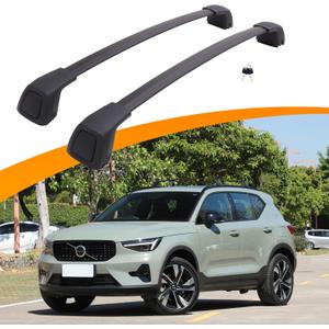 Upgraded Roof Rack Cross Bars Fit for Volvo XC40 2018-2025 Lockable Quiet Crossbars Cargo Accessories