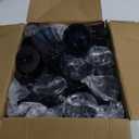 Ciaell 24PCS Blue Plastic Wine Glasses - 7 Oz Plastic Goblets for Party - Blue Vintage Drinking Glasses - Disposable Water Goblets Set for Wedding, Bar, Wine, Beer, Juice, Cocktail & Halloween