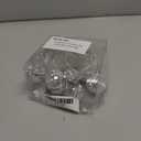 BBTO LED Disco Ball String Light Battery Powered Mirror Balls Ornaments for Outside Backyard Porch 70s 80s Disco Party Supplies(1.18 Inch,Warm Silver)