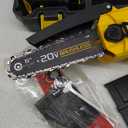 Cordless Mini chainsaw compatible with Dewalt Battery 20V MAX,Brushless Chainsaw With Automatic Chain Tensioning Device & Auto Oiler,Portable Power Chainsaw for Logging|Tree Trimming(Battery Included)