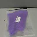 Women's Mesh Lingerie Fishnet Babydoll Mini Dress Bodysuit See Through Shirts Long Sleeves Lingerie Bodysuit Cover Up (Purple)