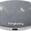 Kinglucky Pillow Speaker for Sleeping, Bluetooth Speaker Under Pillow with Built-in Pink Noise White Noise Sound Machine for Sleeping, White Noise Sound Machine with Sleep Pink Noise Music Grey