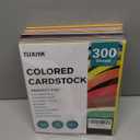 300 Sheets 8.5" X 11" Colored Cardstock, 50 Assorted Colors Construction Paper Card Stock Printer Paper for Printing, Card Making, DIY Crafts, School Supplies,Party Decorations (180GSM/65LB)