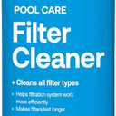 HTH 67227 Swimming Pool Care Filter Cleaner, Quickly and Effectively Cleans and Prolongs Life of Pool Filter, Improves Filtration Efficiency, Compatible with All Filter Types, 32oz