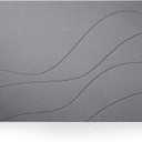 Stone Bath Mat, Quick Drying Absorbent Bath Stone Mat for Bathroom, Natural Diatomaceous Non-Slip Bath Mat, Easy to Clean (Dark Grey, 15.4×23.6")