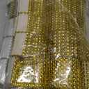 300PCS Napkin Rings, 5 x 1.5 Inch Gold Napkin Ring, Diamond Gold Napkin Rings Bulk for Table Decoration