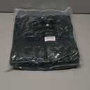 ALIZIWAY Hooded Cape Reversible Velvet Cloak Lined with Satin Renaissance Medieval Halloween Christmas Cosplay Costume 220cm (Green Velvet and Black)