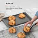 KitchenAid Premium Aluminized Steel Baking Sheet, Nonstick, 10x15 Inch, Contour Silver
