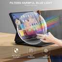 Reading Glasses for Men Women, 2 Pairs Quality Blue Light Readers Spring Hinge, Bright Black & Smoke TortoiseShell2 Mix,1.0