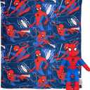 Northwest The Company Character Hugger Pillow & Silk Touch Throw Blanket Set, 40" x 50", Spider-Man - Fearless Spidey