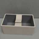 Tissue Box Cover,PU Leather Rectangular Tissue Box Holder,Napkin Dispenser,Decorative Holder/Organizer for Bathroom Vanity Countertop, Nightstand, Coffee Table, Home,Car (Plus, Beige)