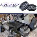 30224 Flat Idler Pulley Replaces Dixie Chopper 30224 Pulley, 30224 Idler Pulley, Rotary 9891 for Dixie Chopper X2400, LX200, LT2700, 42", 50", 60" and 73" Decks