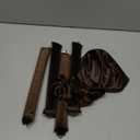 Heatless Curls Overnight Hair Curlers - 4 Pcs No-Heat Curling Rod to Sleep In and Shower Cap,Velvet Hair Rollers with Satin Wrap