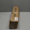 Silver Extra Long Curtain Rod 30 to 240 inch, Heavy Duty Window Treatment Single Rods with Modern End Caps, 1 inch Metal Rods Set for Outdoor Patio, Adjustable Wall Mounted Curtain Rod