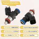 0280158191 OE Performance Fuel Injectors,Compatible with/Ford 3.5L F150 Explorer Edge Flex Mustang 2011 2012 2013 2014 2015 2016 2017 2018 2019 |3.5 TIVCT| |3.7 DOHC/PFI NA| |4 Holes| |Set of 6|