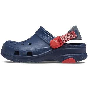 Crocs Kids' All Terrain Adjustable Heel Strap Clogs Size J4 (Navy, 4 Toddler)