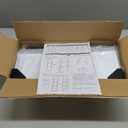 bukfen Over the Door Pantry Organizer, 6-Tier Adjustable Wooden Basket Kitchen Pantry Door Organization and Storage, Heavy-Duty Metal Hanging Kitchen Spice Rack,D6.3 x W17.71 x H50.60 inch,1 Pack (Black pole wood color)