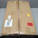 SICOTAS Rattan Night Stands Set of 2, Farmhouse Nightstand Bedside Table with Drawer and Storage Shelf, Boho End Side Table for Bedroom, Small Space, Black Oak