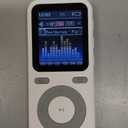 64GB MP3 Player with Bluetooth,Portable HiFi Lossless Sound Bluetooth MP3 Player with Speaker,Voice Recorder,Shuffle for Sport,Hiking,Running,Micro SD Card up to 128GB(Earbuds Included) (white)