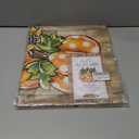 Romanstile Fall Table Runner - 13 X 90 Inch - Wood Pumpkin Leaves Thanksgiving Autumn Kitchen Dining Table Decor, Farmhouse Style Home Decoration for Dining, Party, Holiday