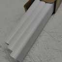 47in XX-Large Cord Hider Wall Mounted TV, Pre-drilled Cord Cover, Wire Hiders for TV on Wall, Paintable Cable Cover, 3 X L15.7in W2.36 H0.75 White