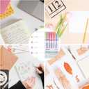 12 Pcs Magic Border Pen, Different Line Stamp Markers Border Pens, Scrapbook Supplies for Drawing Note Taking, Journaling Handwriting, Tip Roll Drawing Decorative Lines